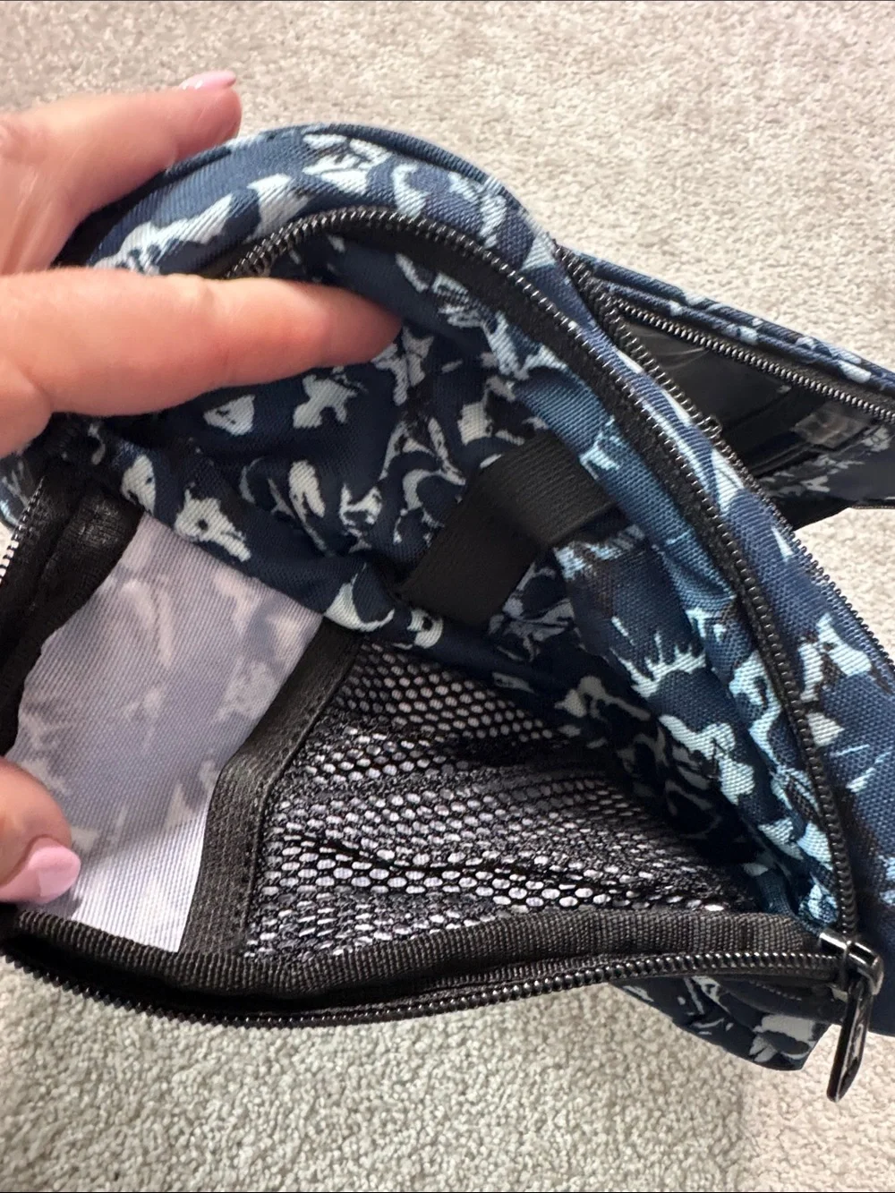 NWT L.L. Bean Floral Cosmetic Case Travel Toiletry Bag Vacation Luggage